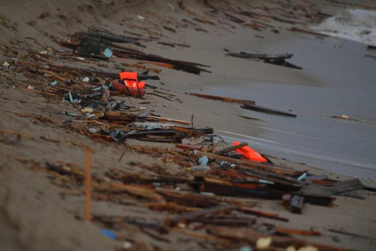 Naufragio in Calabria - foto di Alessandro SERRANO / AFP