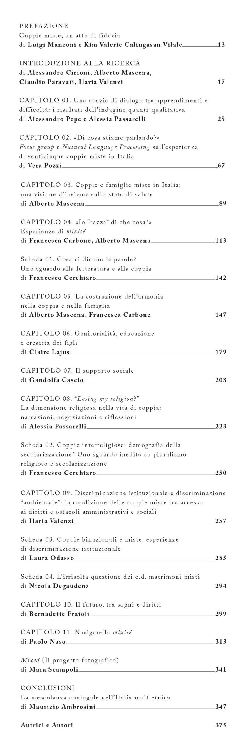 Indice Libro: Io Festeggio due Volte